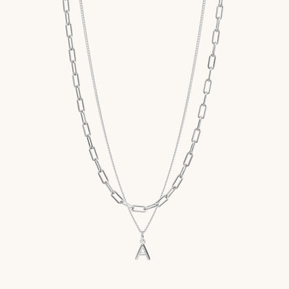 Little Letter Layering Set Silver